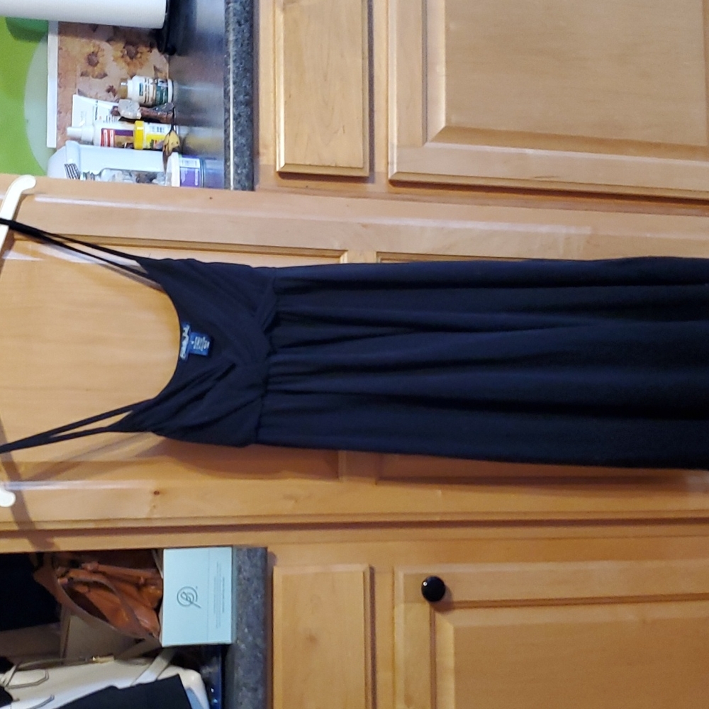 Little black V-neck dress, size M